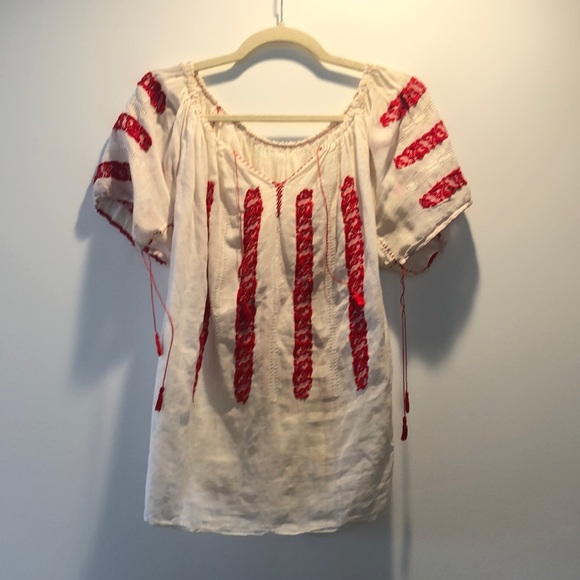 Vintage Peasant Blouse - Picture 1 of 7